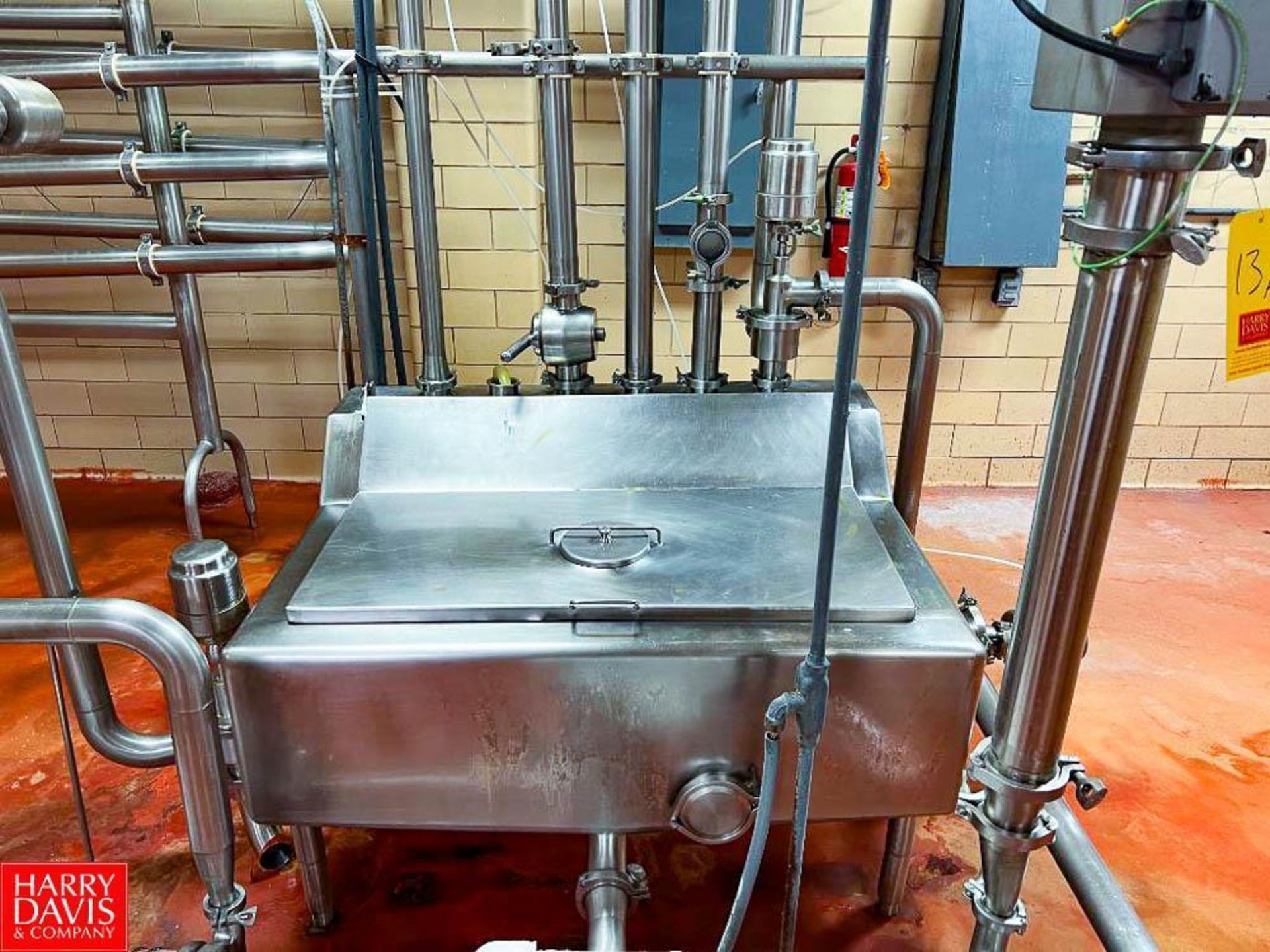 Pasteurizer with AGC Pro5, 2-Zone S/S Plate Heat Exchanger, S/S Balance Tank, 11' x 3" Nested Tubing - Image 6 of 12