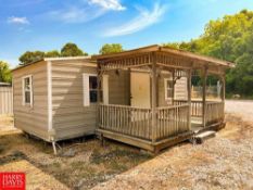 Trailer with Porch, Dimensions = 20' x 11' - Rigging Fee: $800