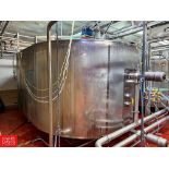 Damrow 45,000 LB/HR Jacketed S/S Double-O Cheese Vat with Dual-Vertical Knife Agitation
