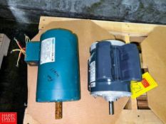 Leeson 1.5 HP 1,750 RPM and Us Motors Nema .75 HP 1,725 RPM Motors - Rigging Fee: $75