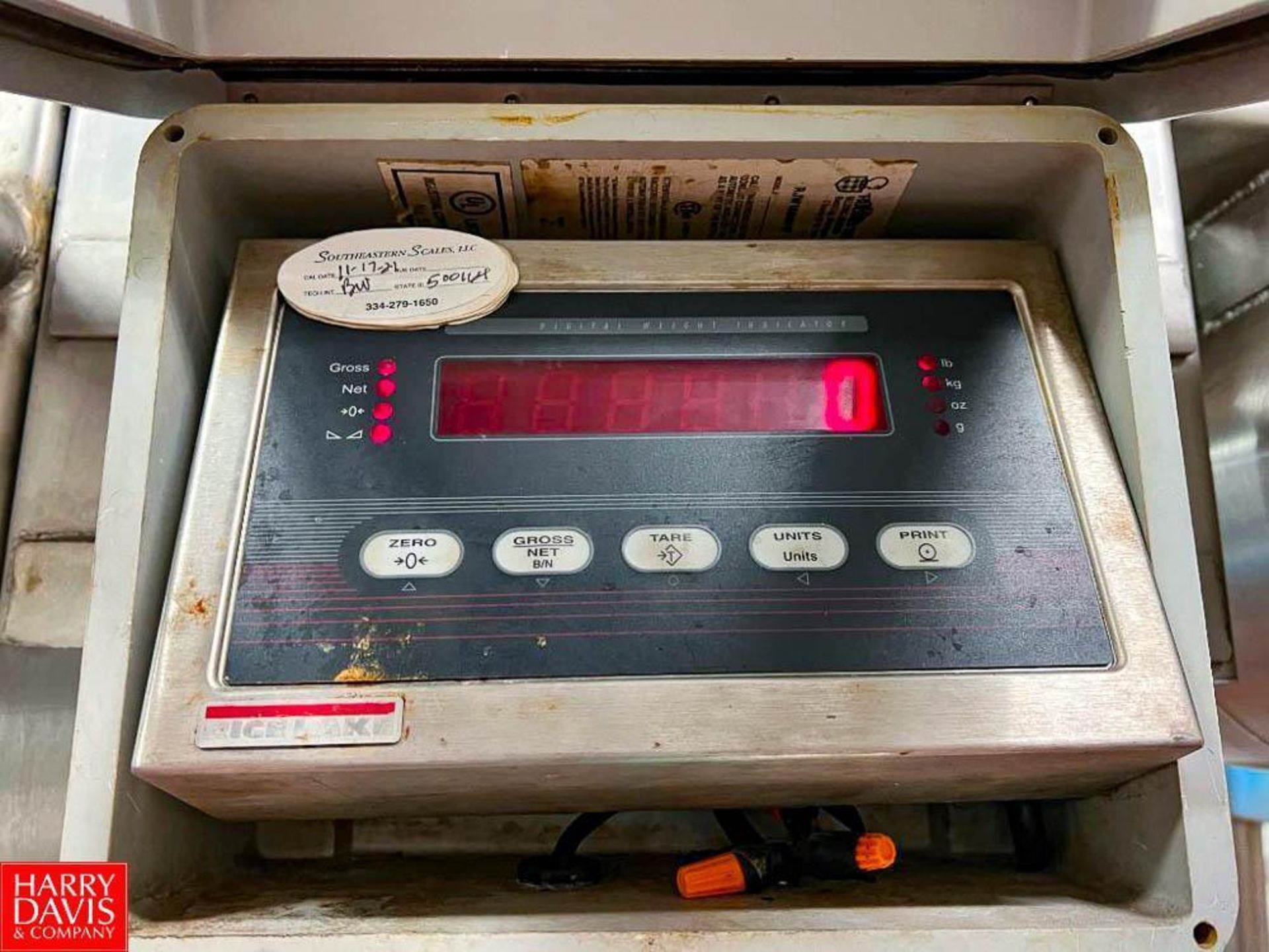 THS Metal Detector with S/S Scale, Depositor, Blower, Platform and Controls - Rigging Fee: $1600 - Image 4 of 10