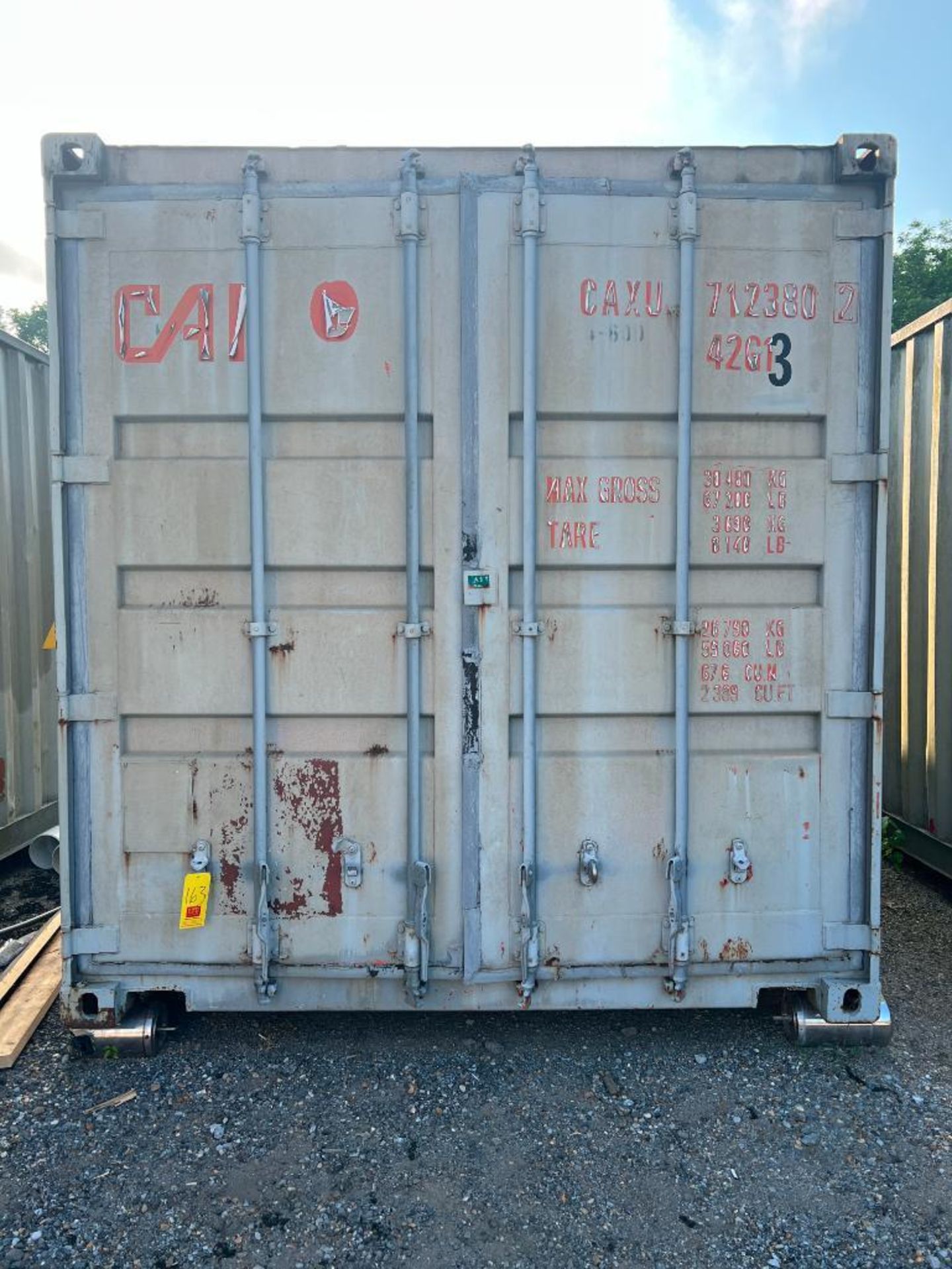 Shipping Container, Dimensions = 40' x 10' - Rigging Fee: $1250 - Image 2 of 2