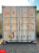 Shipping Container, Dimensions = 40' x 10' - Rigging Fee: $1250