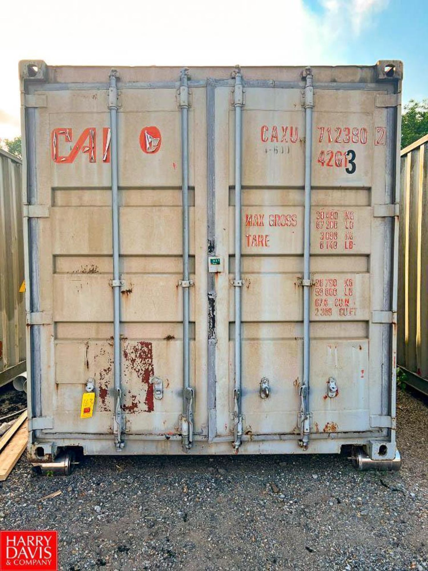 Shipping Container, Dimensions = 40' x 10'