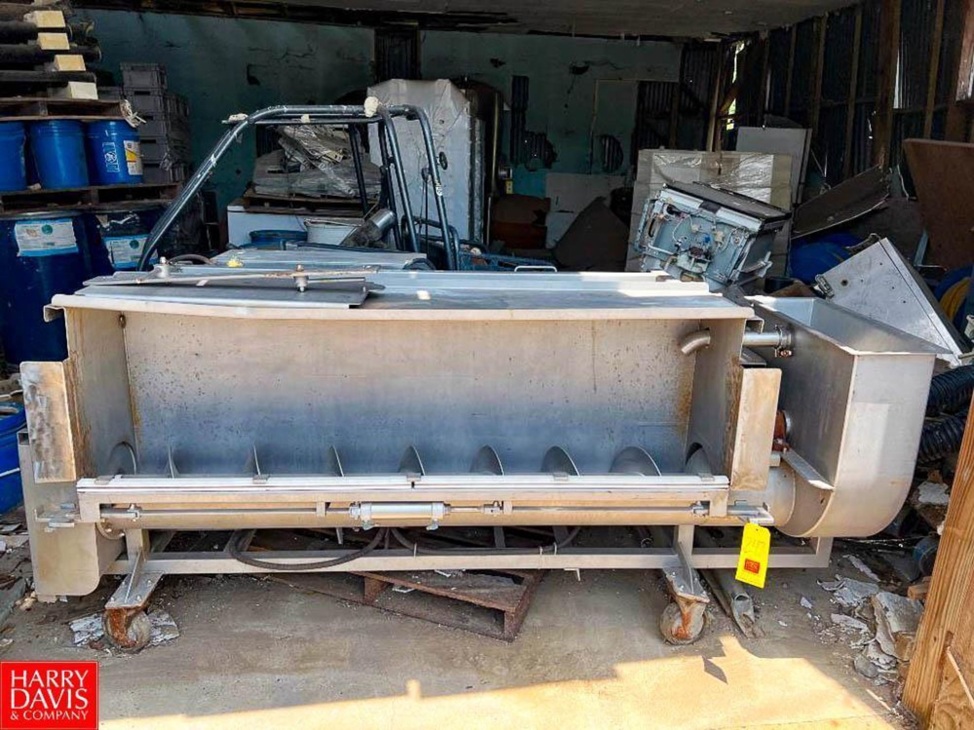 S/S Curd Unloader with Auger