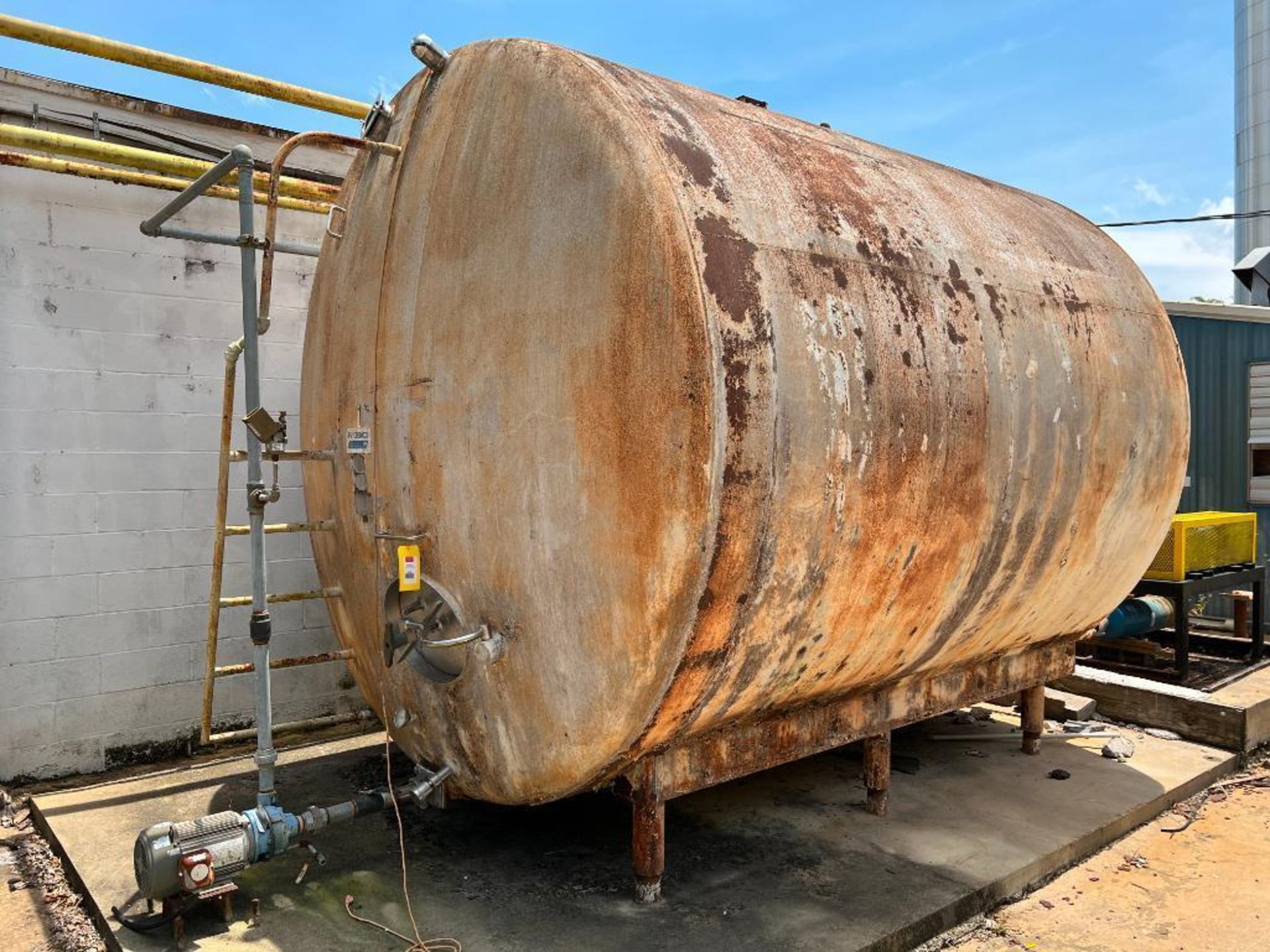 APV/Crepaco 6,000 Gallon Jacketed S/S Horizontal Tank, S/N: D-6339 - Image 3 of 6