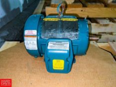 NEW Baldor 2 HP 2,700 RPM Motors - Rigging Fee: $75