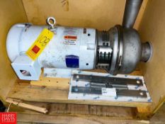 SPX CP, Model: W+ 30/120 with 15 HP 3,500 RPM Motor, 4" x 3" Head, Clamp-Type