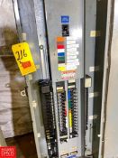 Square D 225 AMP 480/227 Volt Breaker Panel with 34, 19 and 29 Breakers