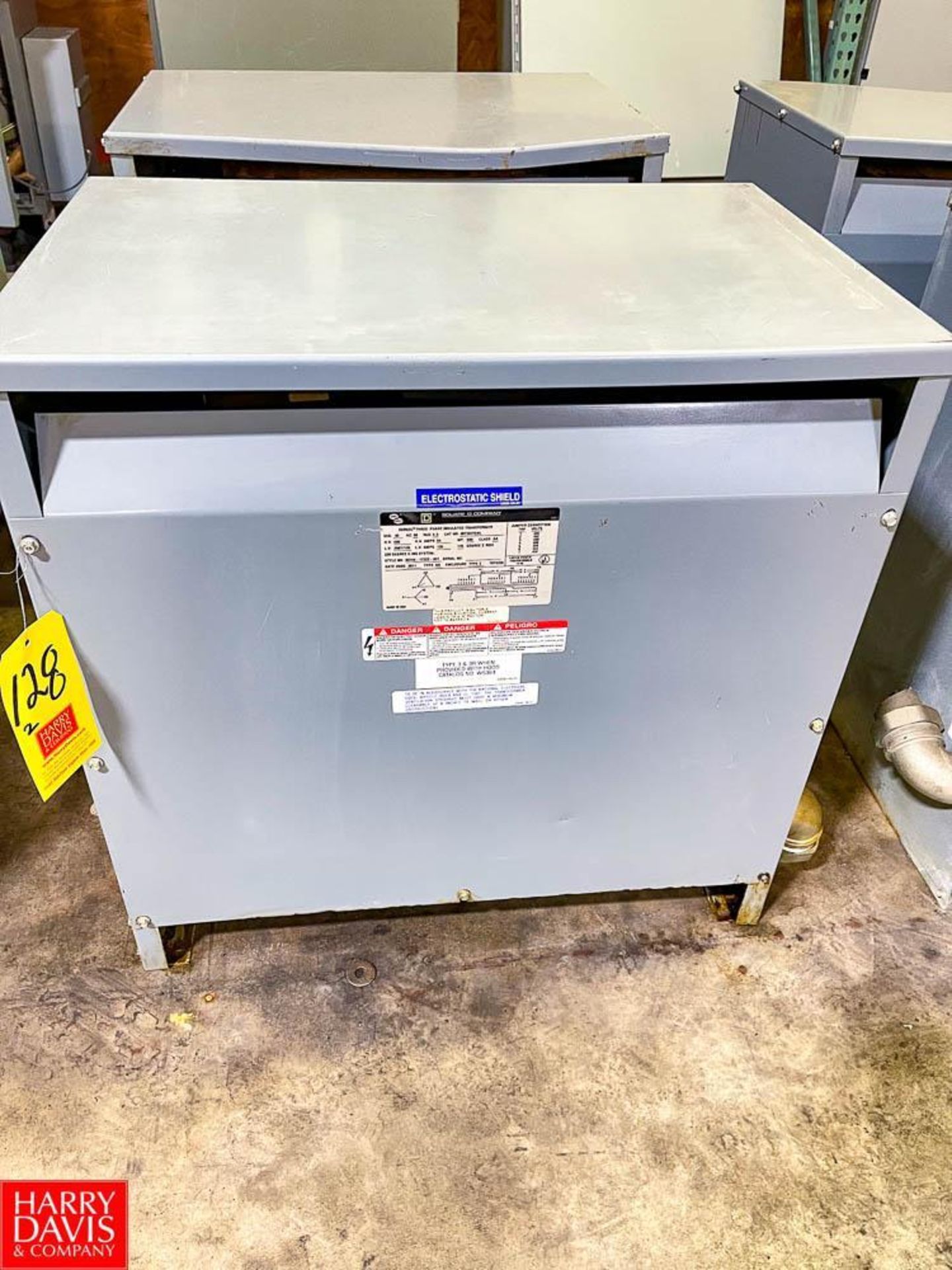 Square D Sorgel 45 kVA, 480 Volt, 3-Phase Insulated Tranformer