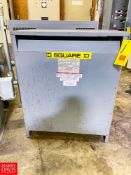 Square D 75 kVA, 480 Volt Transformer