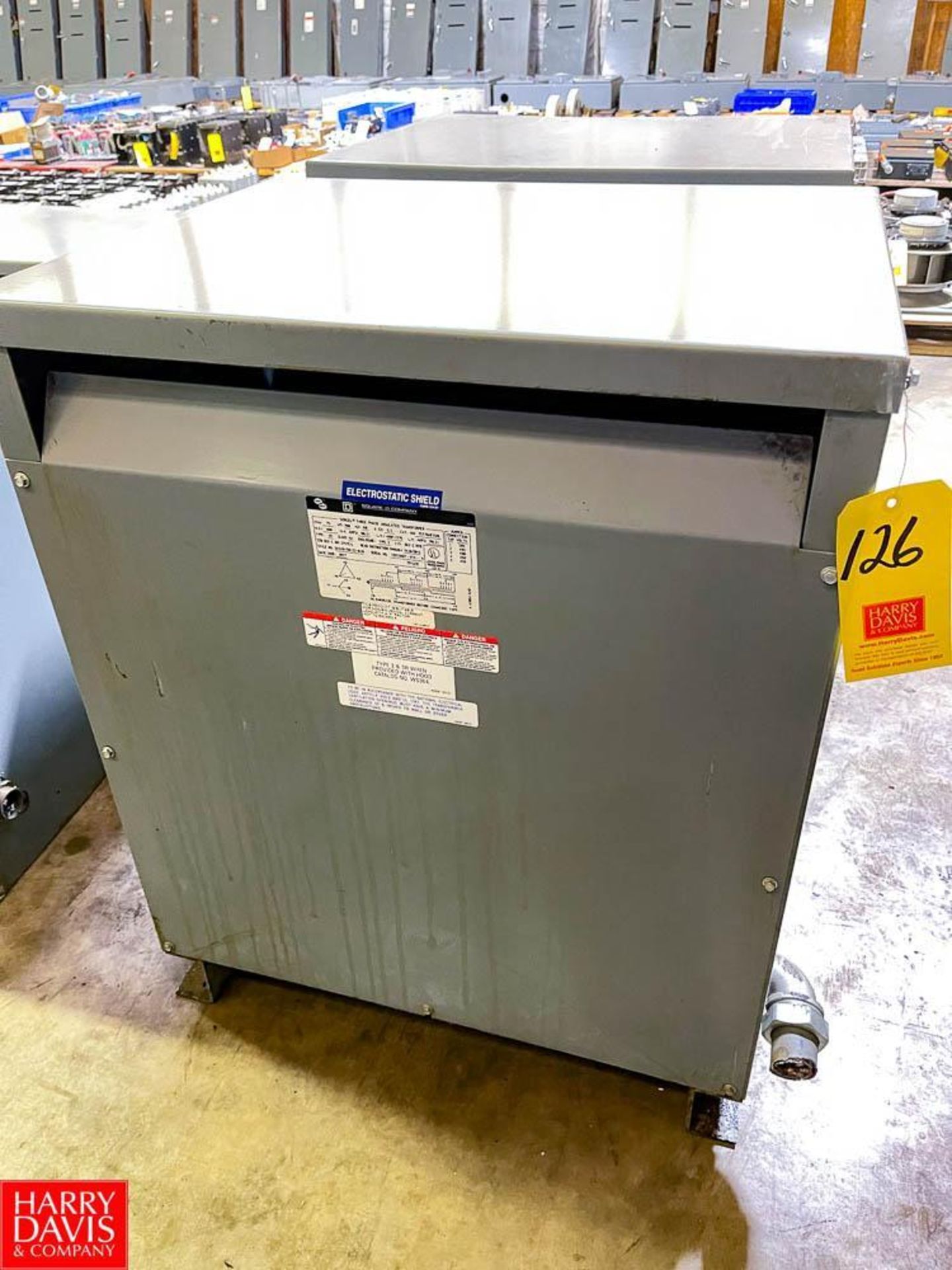 Square D Sorgel 75 kVA, 480 Volt, 3-Phase Insulated Tranformer