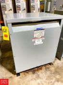 Square D Sorgel 75 kVA, 480 Volt, 3-Phase Insulated Tranformer