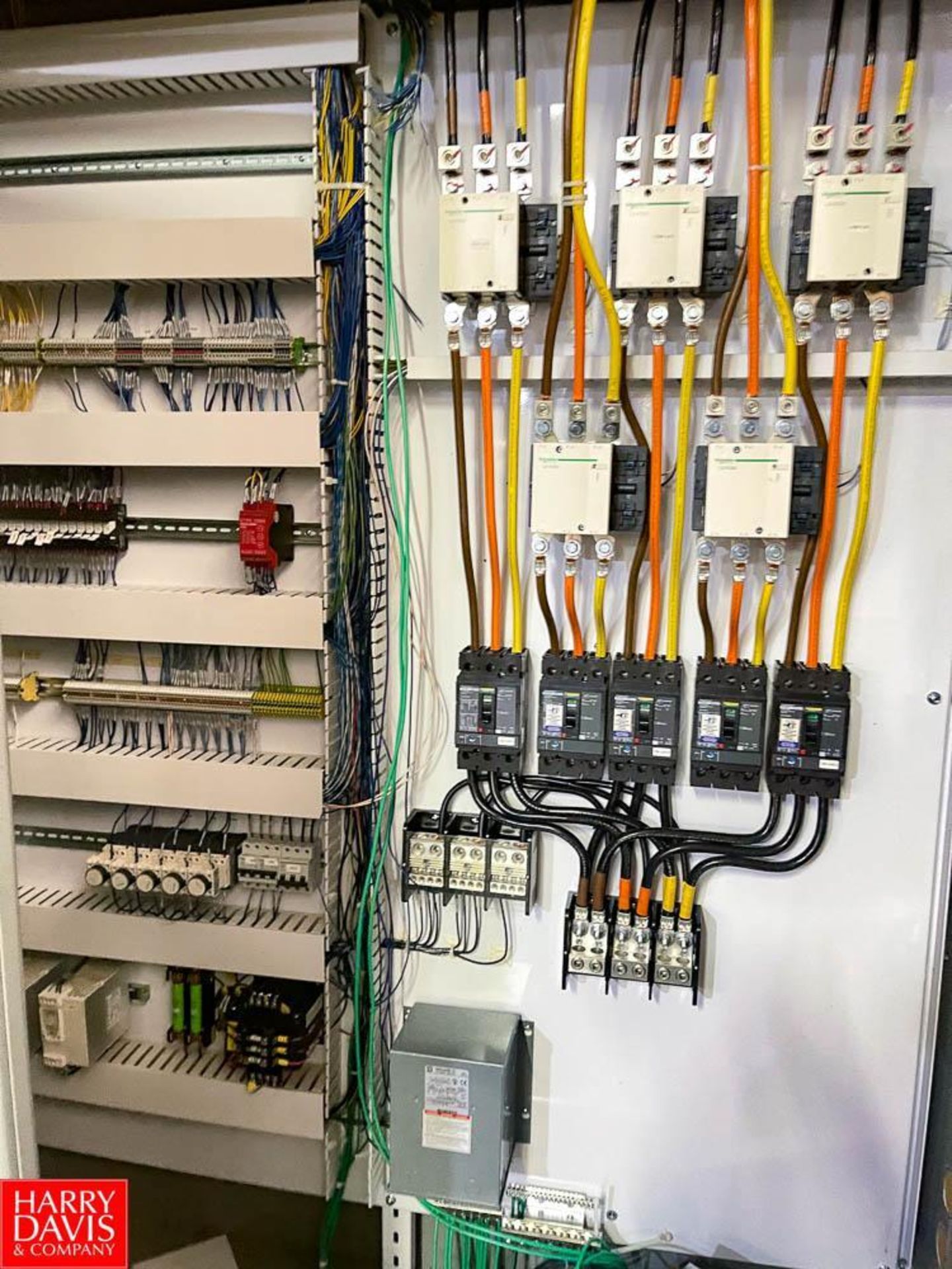 (5) Schneider Soft Starters, (5) Breakers, Relays, Transformer and Components with Enclosure - Image 2 of 2