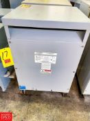 Power Tran 20 kVA, 480 Volt Transformer, Model: BTC3-20K-EE and Model: NTC3-20K