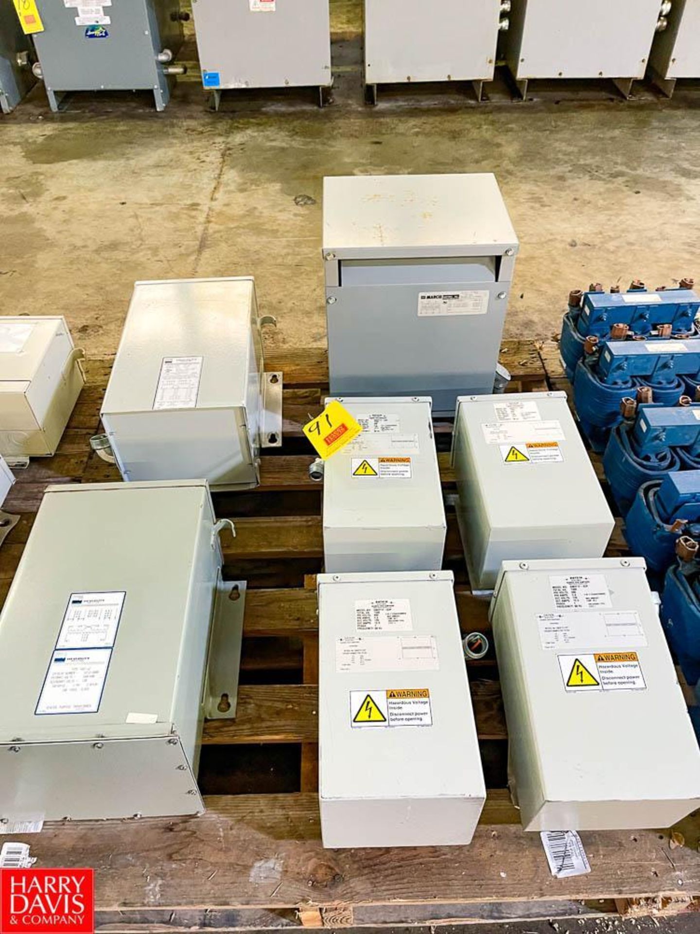 EGS Hevi-Duty Marcie and Daykin 7.5 kVA and Other Transformers