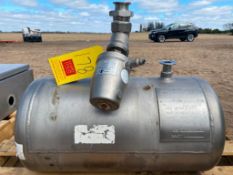 S/S 125 PSIG Surge Tank (Location: Fall Creek, WI) - Rigging Fee: $150