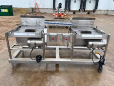 S/S Dual-Buffer with Drives and Mounted on S/S Skid (Location: Fall Creek, WI) - Rigging Fee: $350