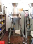 Urschel S/S Cheese Shredder, Model: CCD, Top Feed with Horizontal Cutting Head: Mounted on 38" x 48"
