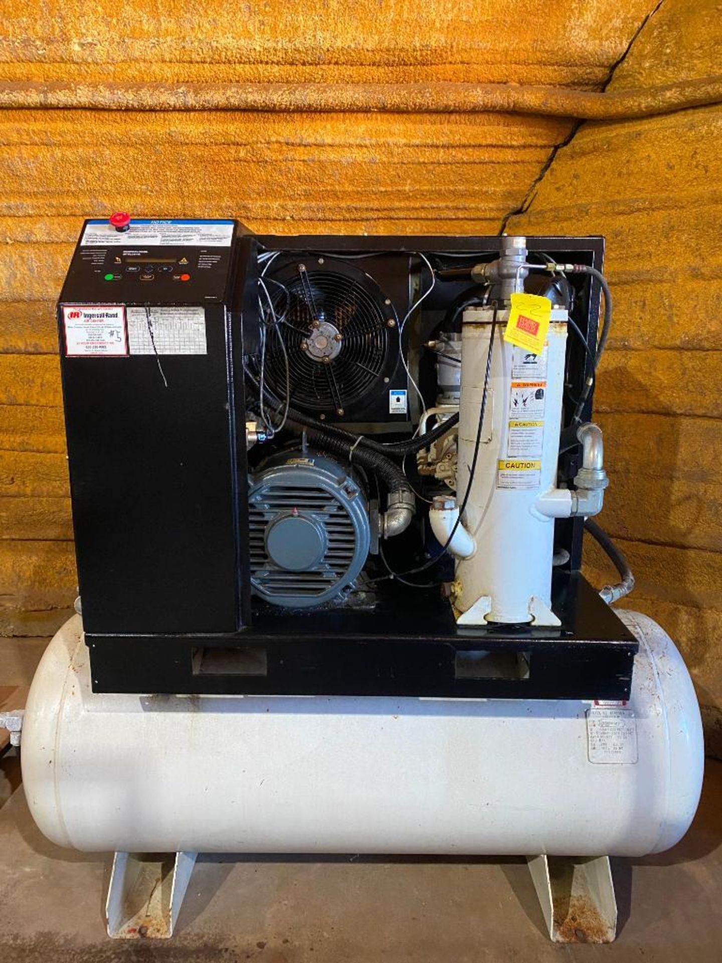 Ingersoll Rand 30 HP, 125 PSIG Air Compressor, Model: SSP-EP30, S/N: JX4575U02025 with 120 Gallon Ta