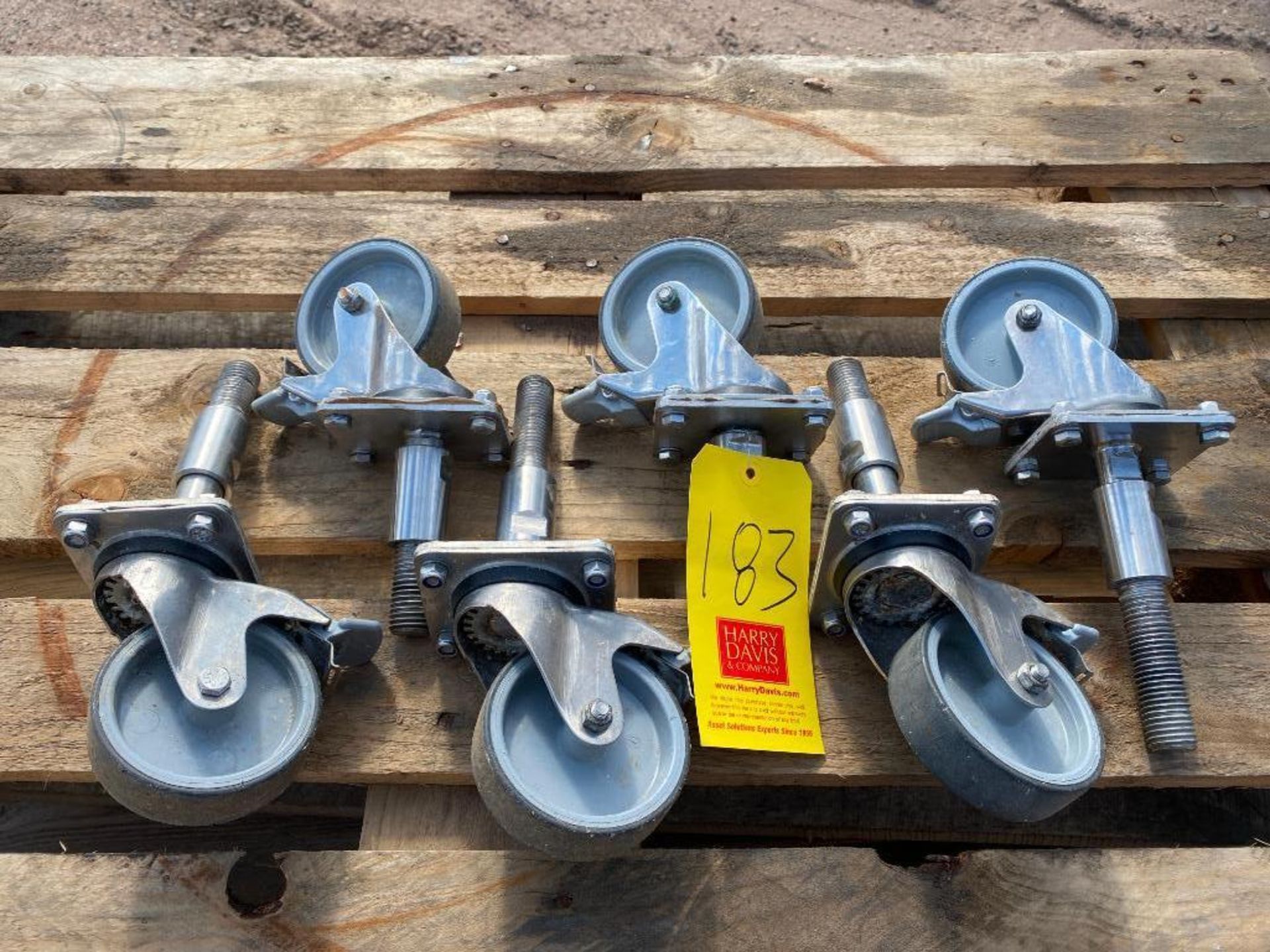 (6) S/S Casters (Location: Fall Creek, WI) - Rigging Fee: $35