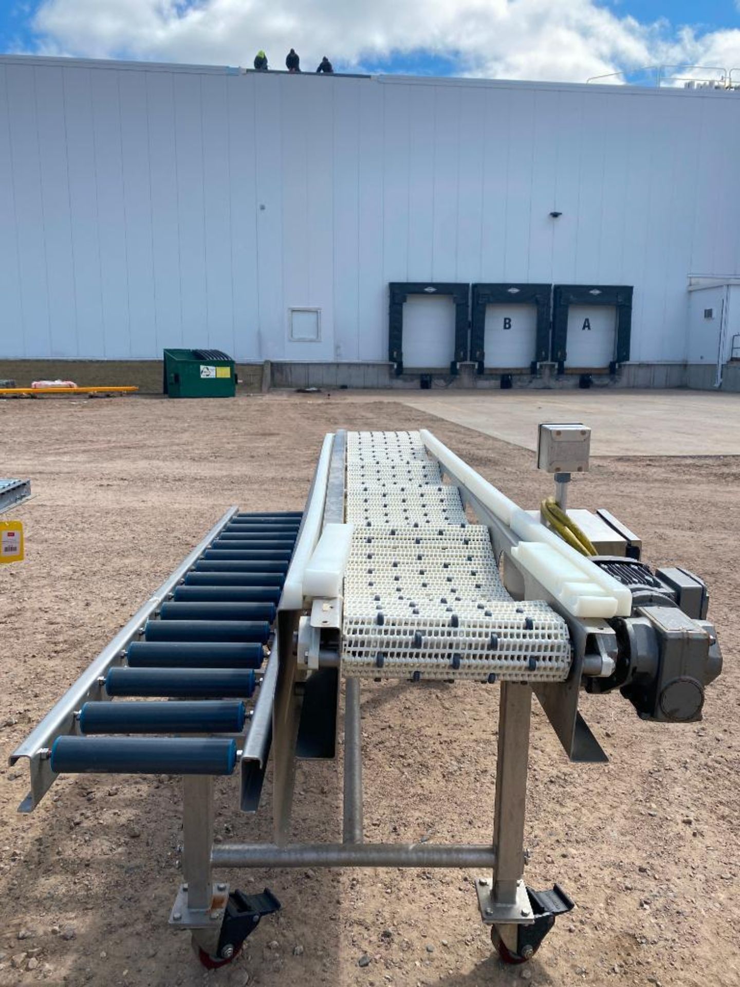 S/S Framed Conveyor with 75" x 10.75" Roller Conveyor, Allen-Bradley PowerFlex 4 Variable-Frequency - Image 2 of 3