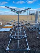 (2) Portable S/S Racks, (1) with 42.5" x 42" Teflon Top  (Location: Fall Creek, WI) - Rigging Fee: $