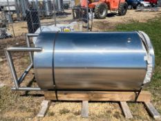 250 Gallon S/S Tank (Location: Montfort, WI) - Rigging Fee: $150