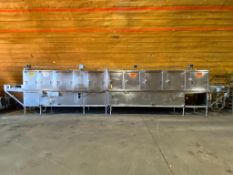 S/S Washer with 33.5' x 18.75" S/S Conveyor (Location: Rice Lake, WI) - Rigging Fee: $800