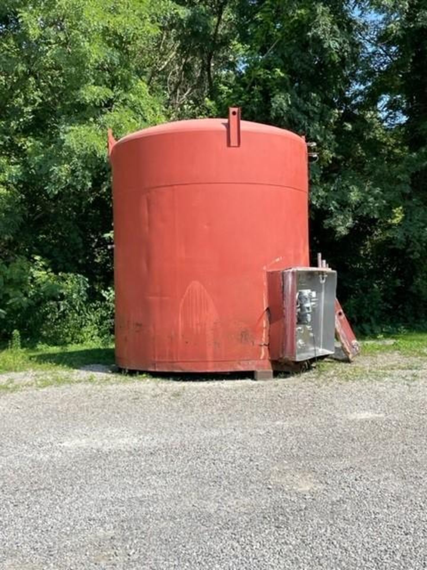 Crepaco 5,000 Gallon S/S Jacketed Silo with Horizontal Agitation (Location: Utica, Ohio) - Rigging F