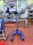 JMD Pressure Sensative Labeler, Model: TRITO-100, 100 MM Max. Width of Label, 10 MM Min. Width of La