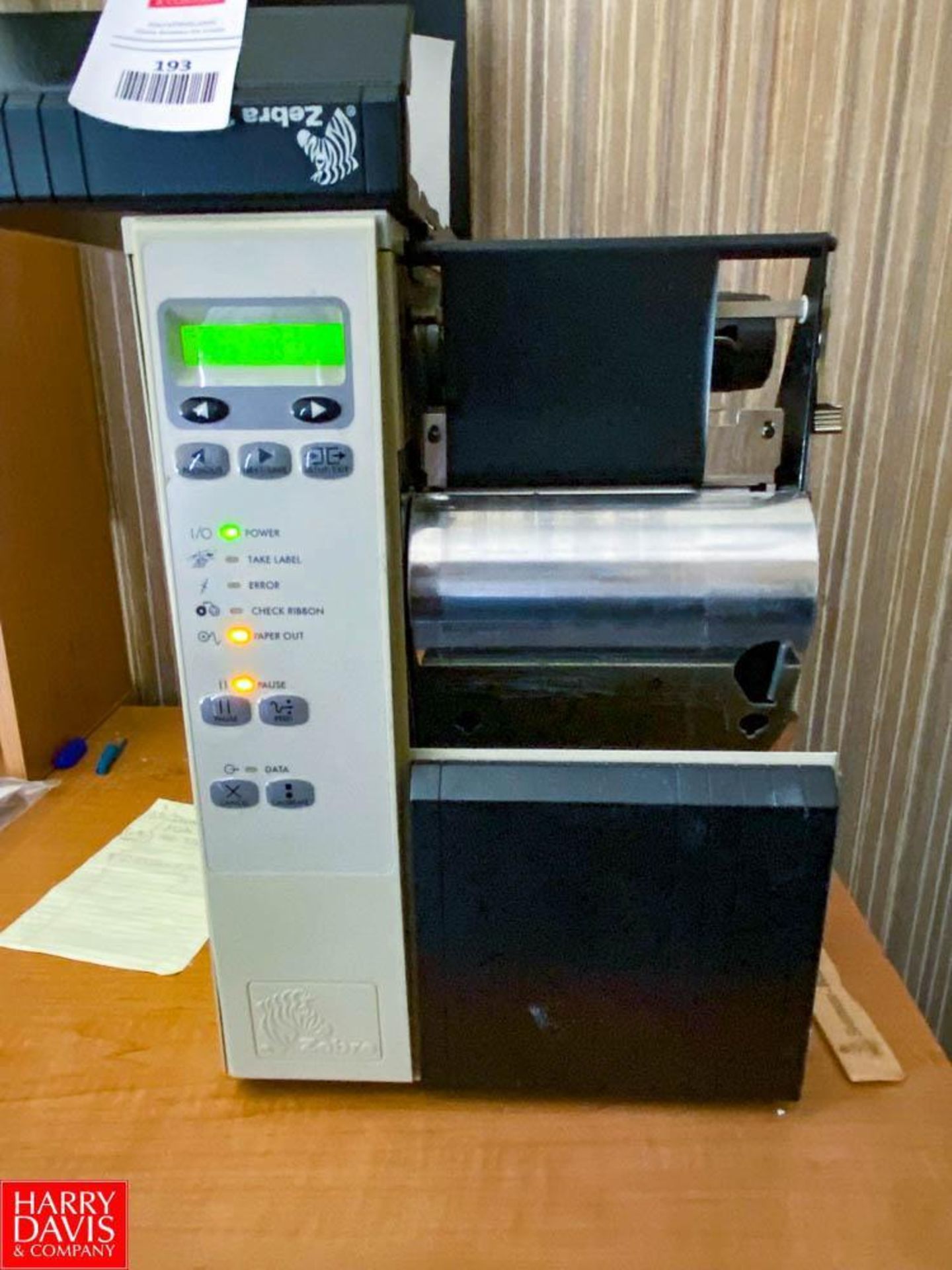 Zebra Label Printer - Rigging Fee: $75 - Image 4 of 4
