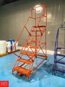 Height Shop Ladder 350 LB Capacity, Dimensions = 77'' Height - Rigging Fee: $75