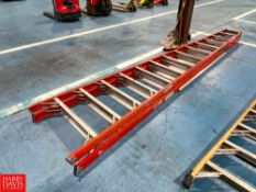 Louisville Heavy-Duty Shop Ladder, Model: FM1014, 300 LB Capacity, Dimensions = 14' Height - Rigging