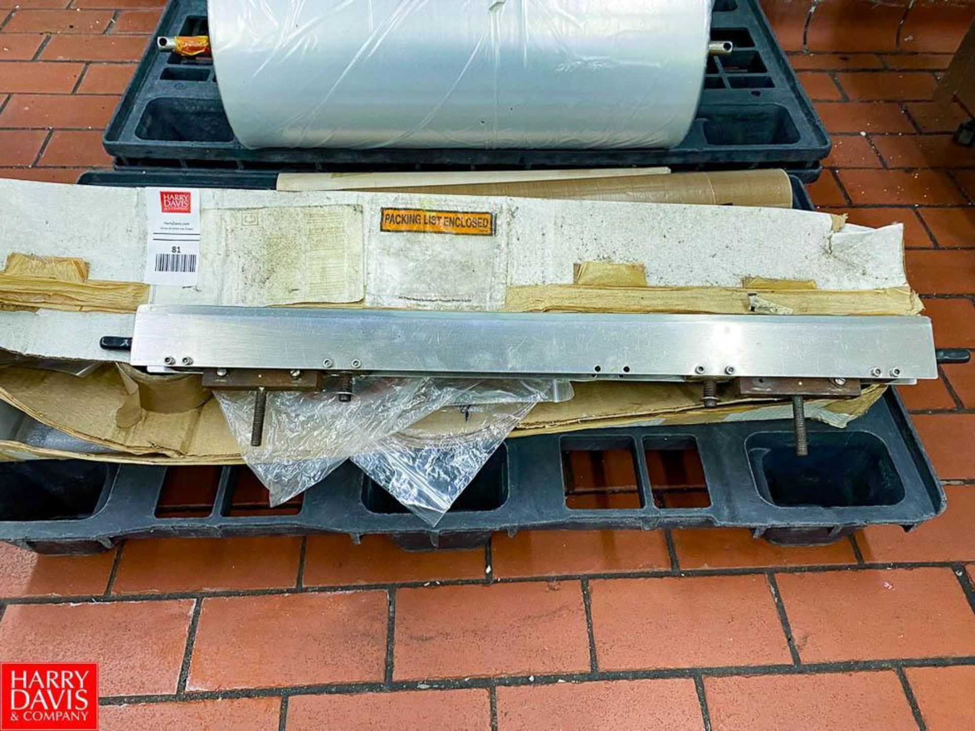 Spare Parts - (2) Seal Bars, Blades, and (2) Rolls of 23'' Length x 10'' Width Shrink Film - Rigging - Image 2 of 3