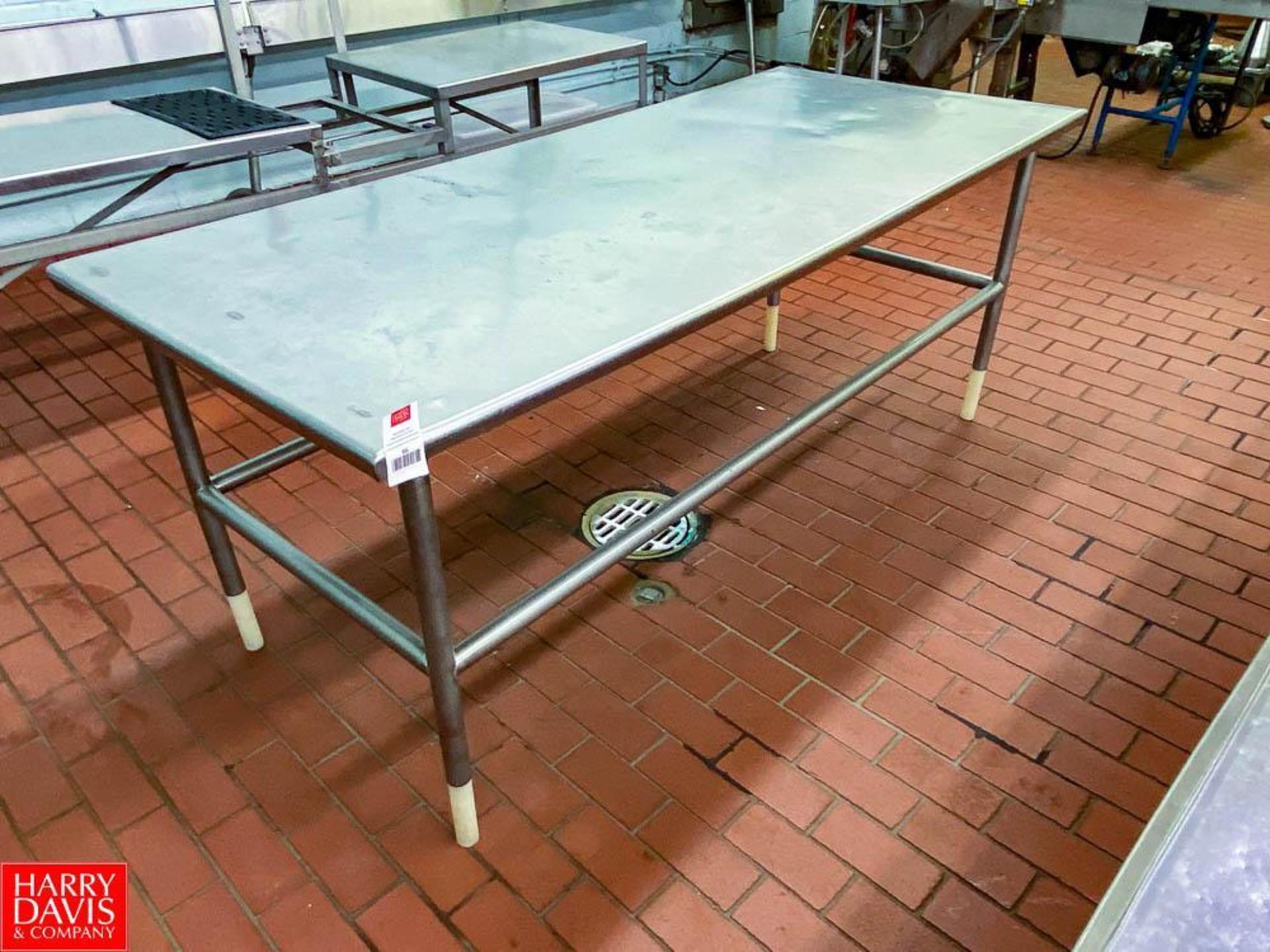 (1) S/S Table , Dimensions = 84'' Length x 36'' Width - Rigging Fee: $60