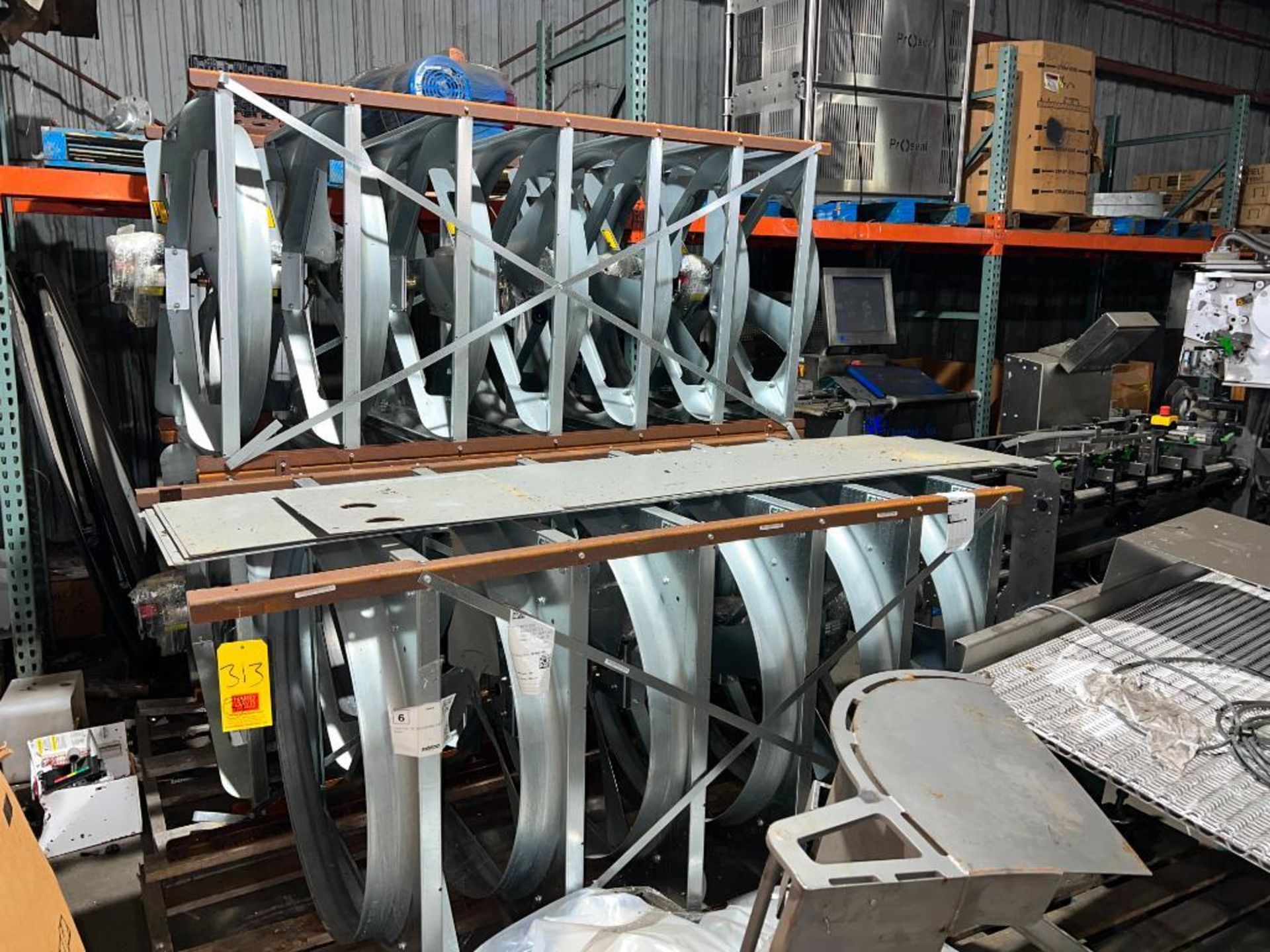 J&D Manufacturing 36" Panel Fan, Dimensions= 7' x 39" - Rigging Fee: $400