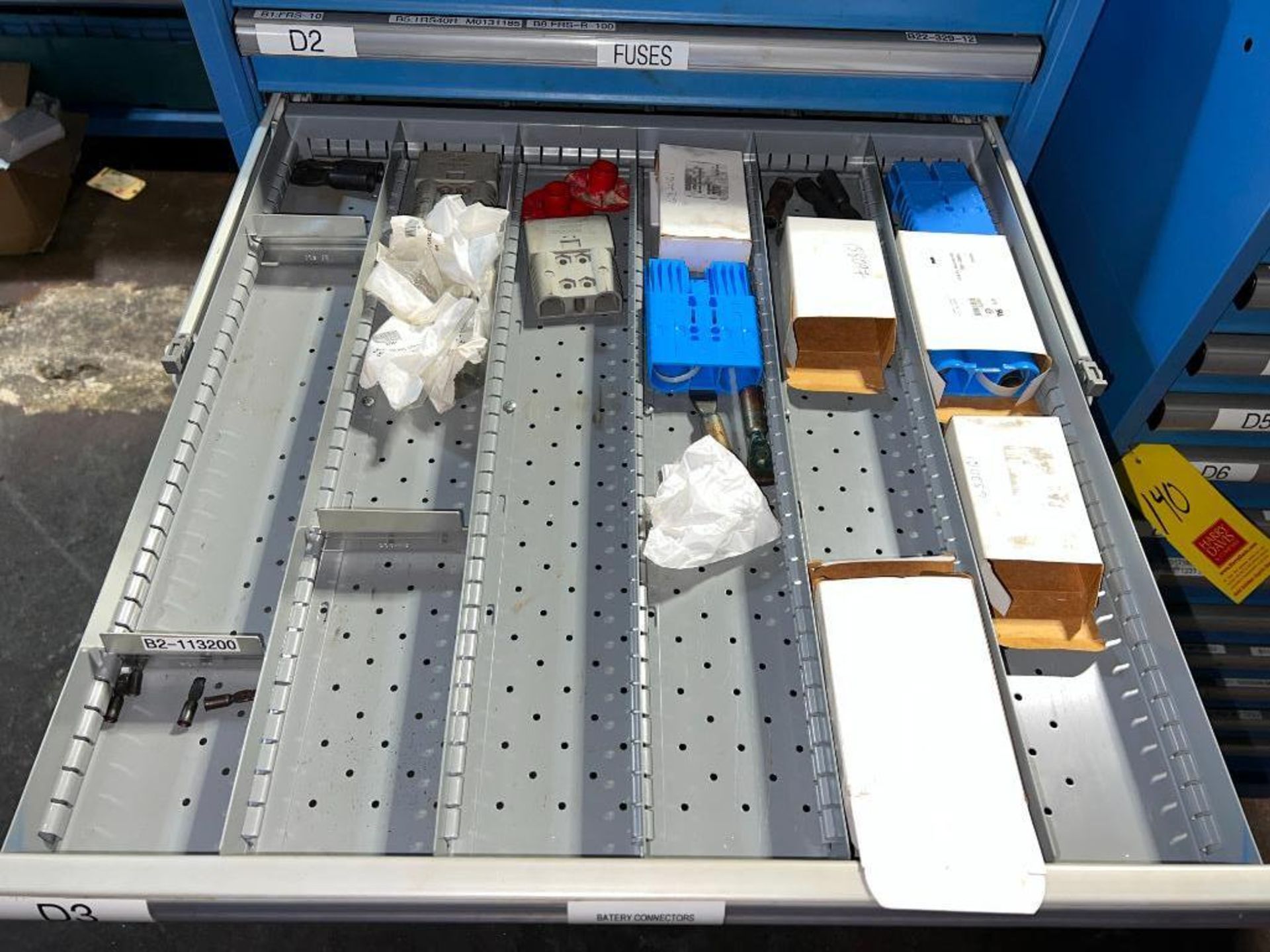 Fuses, Siemens Switches, OMRON Relays, Siemens Pump Parts and Lita 9-Drawer Cabinet (Subject to Conf - Image 4 of 8