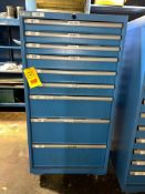 Fuses, Siemens Switches, OMRON Relays, Siemens Pump Parts and Lita 9-Drawer Cabinet (Subject to Conf
