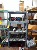 Assorted Casters, Levelers, Magnets, Electrical Components and Shelves - Rigging Fee: $150