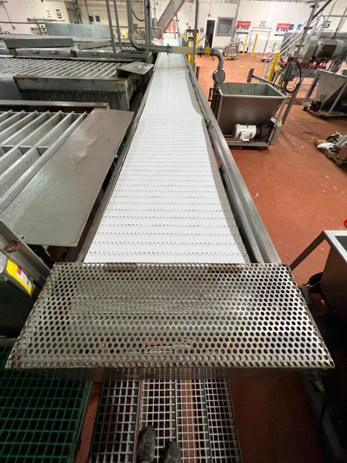 S/S Frames Conveyor with Drive, Dimensions= 50' x 2' - Rigging Fee: $400 - Image 3 of 3