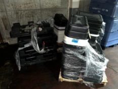 100 Plastic Totes and Pallets - Rigging Fee: $100