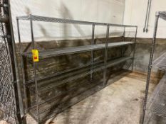 Sections ULINE Chrome Wire Rack - Rigging Fee: $400