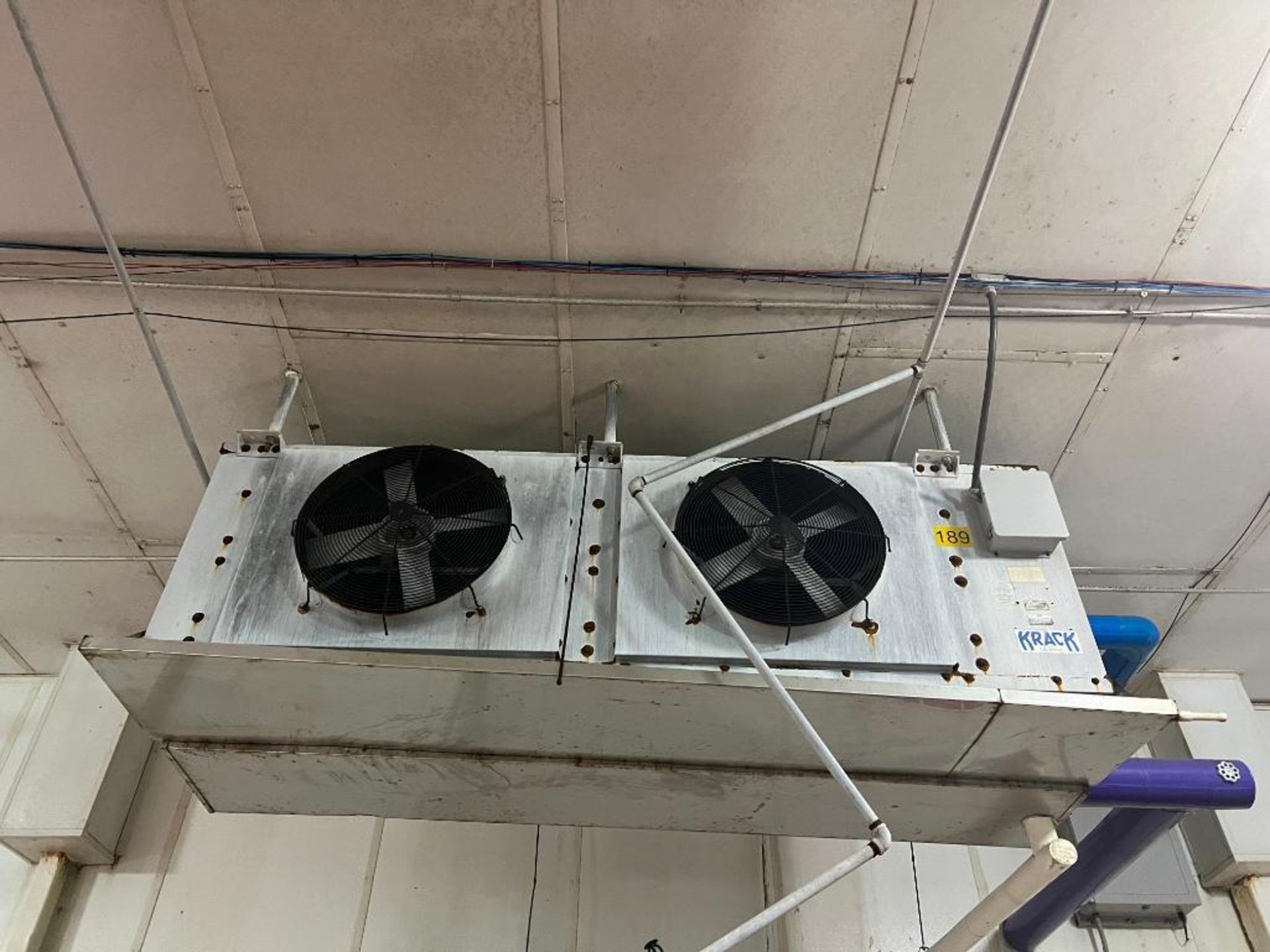 (3) Krack 2-Fan Ammonia Cooler Evaporators and Guntner 2-Fan Ammonia Cooler Evaporators - Rigging Fe - Image 4 of 4