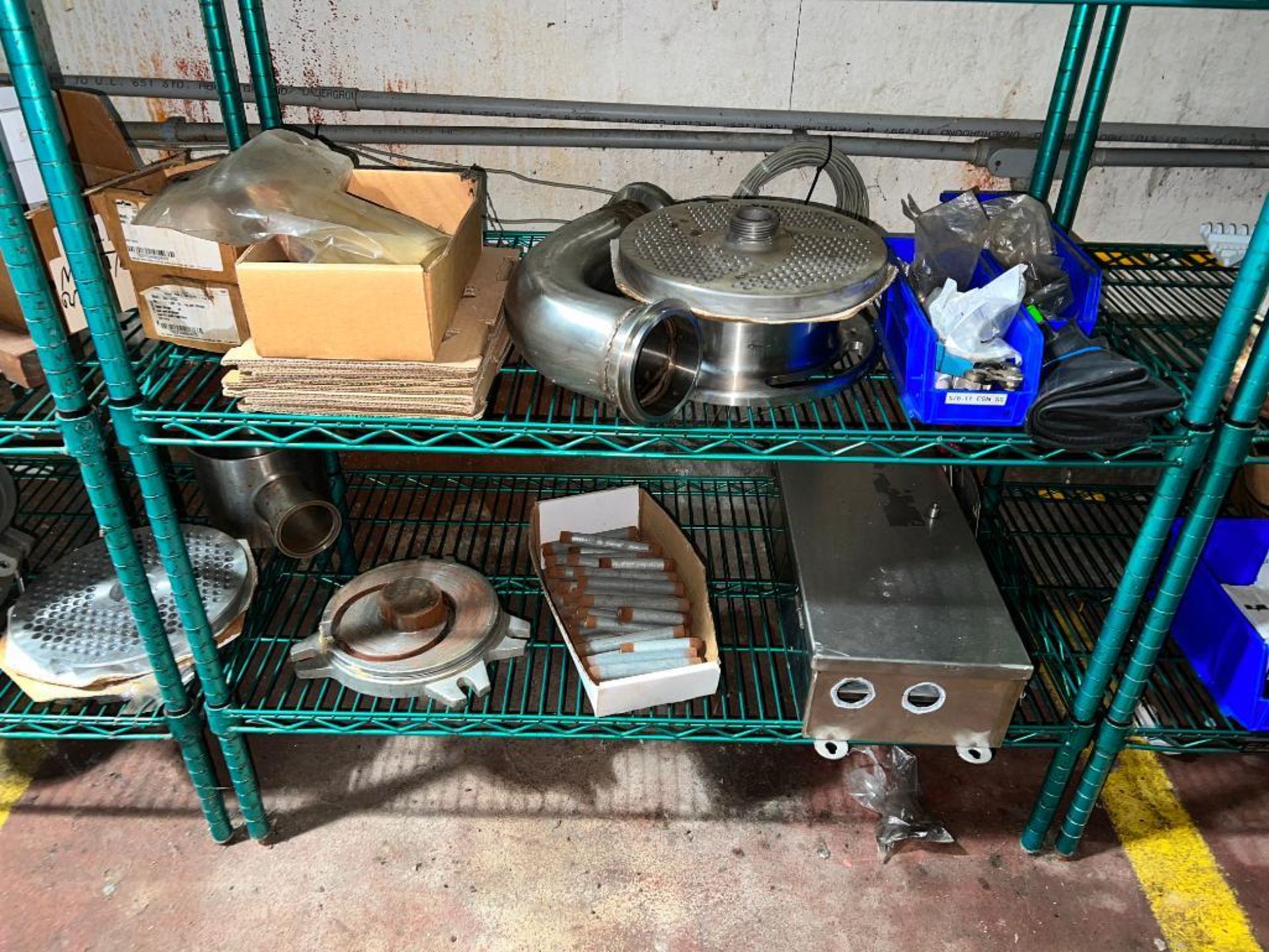 Grinder Plate, Feed Screw, Hardware and Shelves - Rigging Fee: $350 - Image 5 of 7