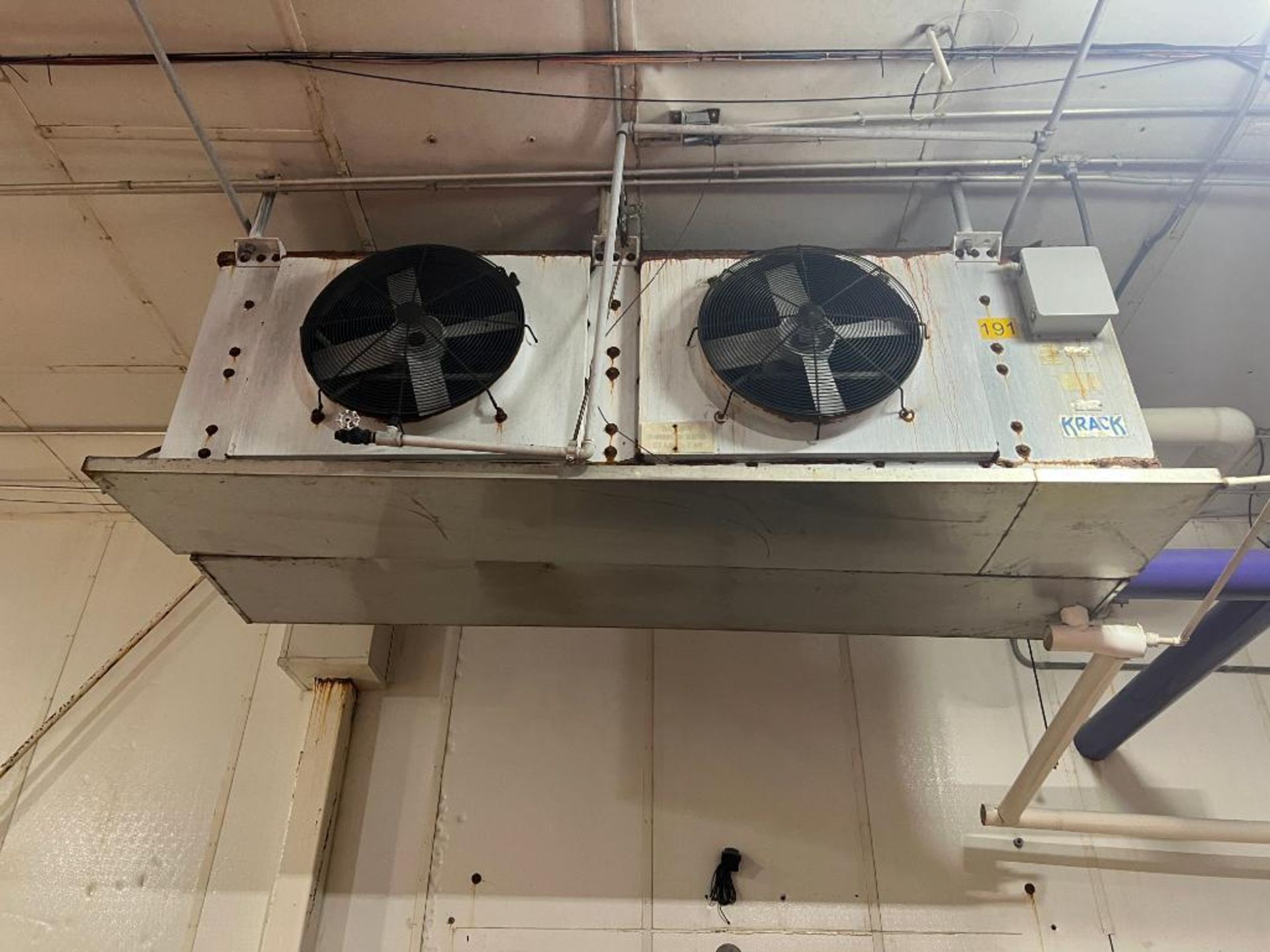 (3) Krack 2-Fan Ammonia Cooler Evaporators and Guntner 2-Fan Ammonia Cooler Evaporators - Rigging Fe - Image 2 of 4