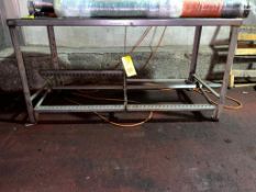 S/S Table, Dimensions = 2.5' Width x 5' Length - Rigging Fee: $150