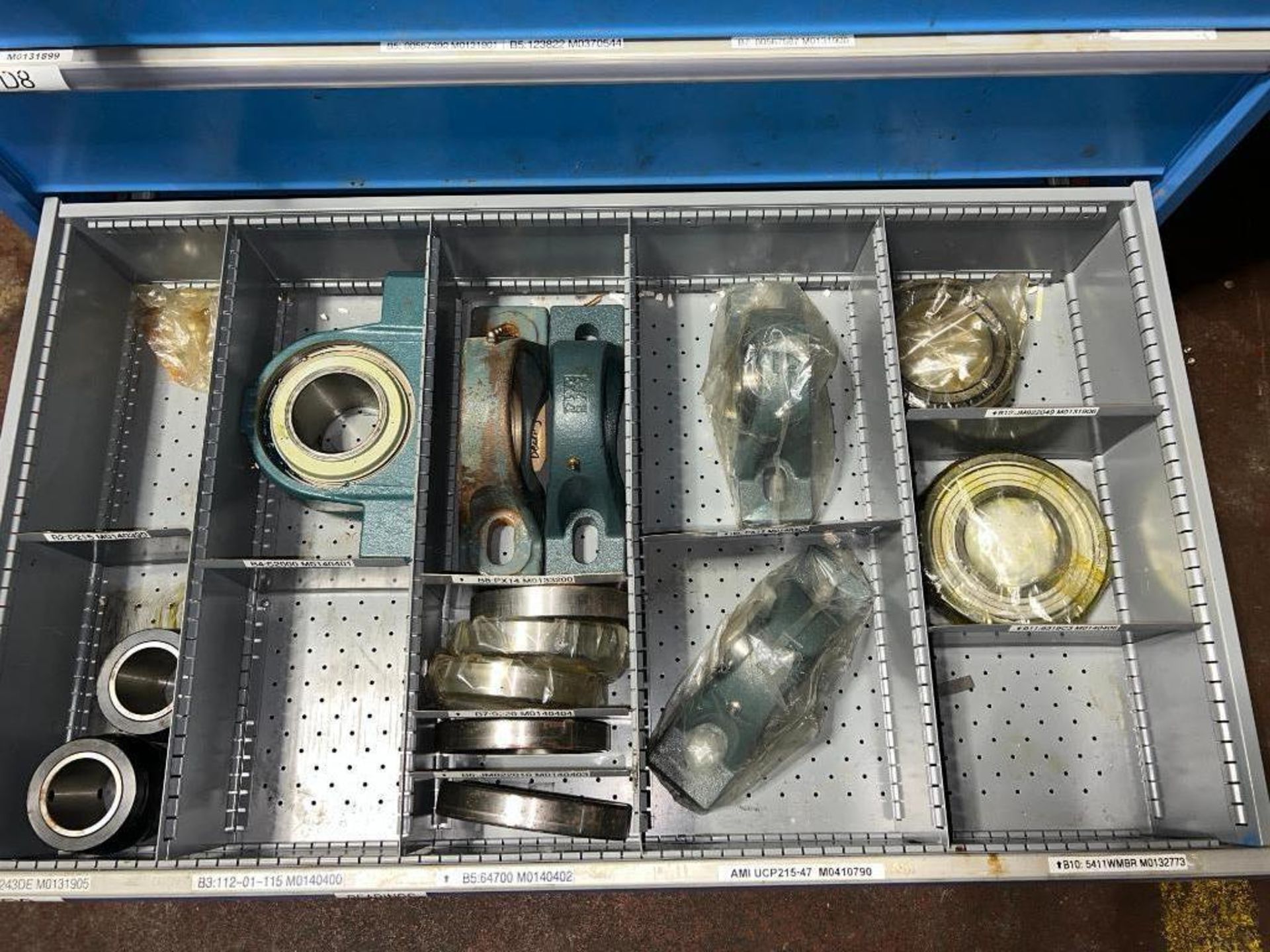 150+ Dodge, Koyo, Seal Master, SKF, Other Bearings, Other Seals and Lista 9-Drawer Cabinet with Shel - Image 12 of 12