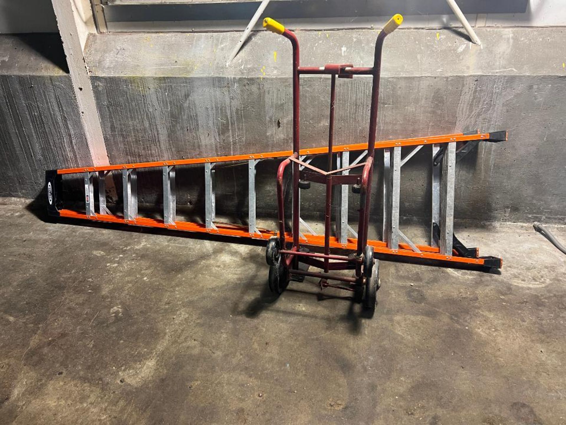 Assorted Ladders, Mobile Stairs and Barrel Dollies - Rigging Fee: $75 - Image 2 of 2