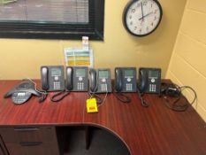 (6) Avaya Telephones and Polycom Phone - Rigging Fee: $100